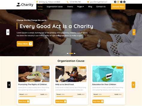 charity website templates wordpress|93 Charity WordPress Themes .